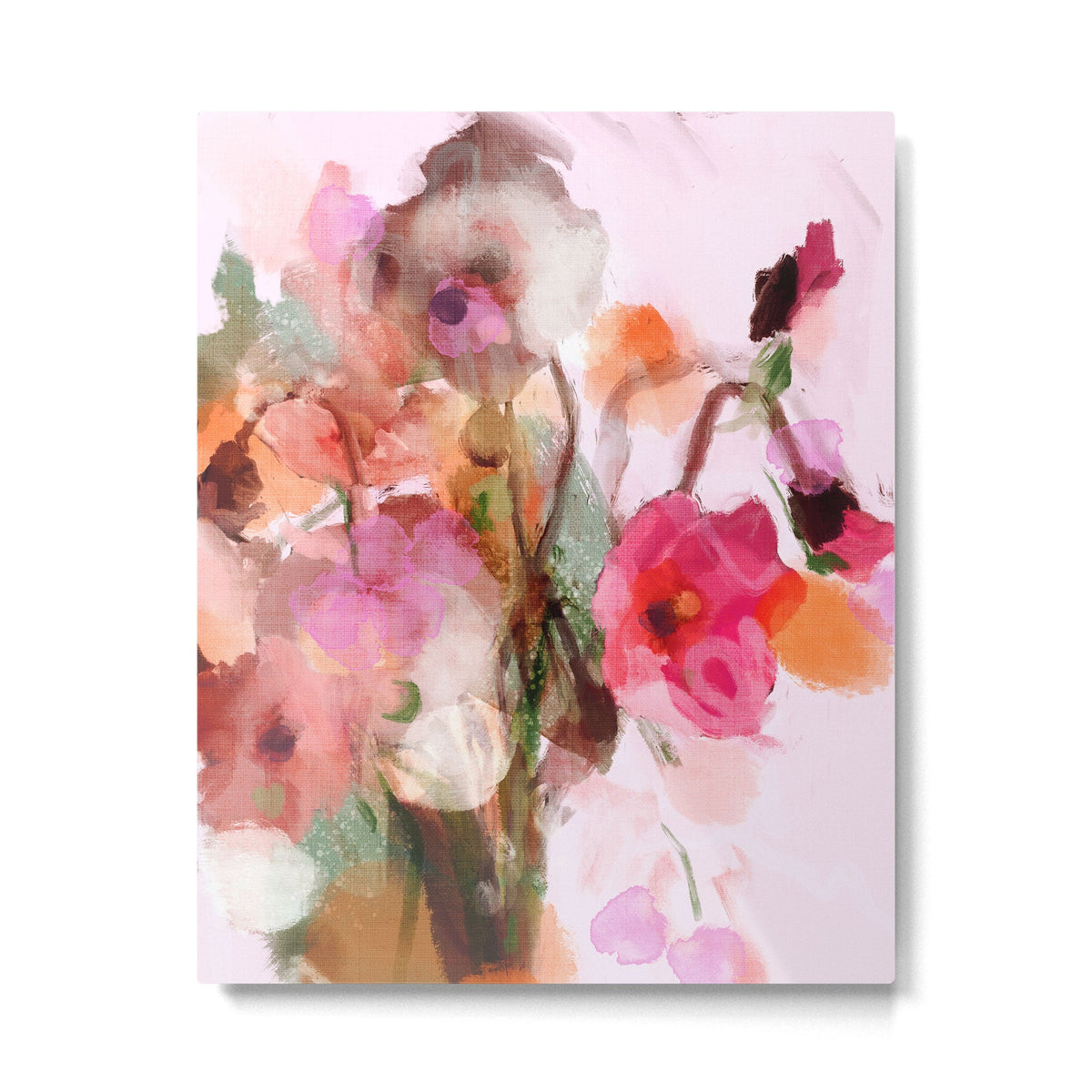 floral abstract 3 22 Metal Print Gallery Image 4