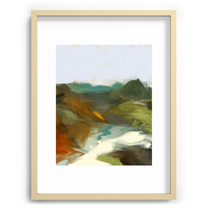 the path abstract landscape art Framed Art Print Gallery Image 99