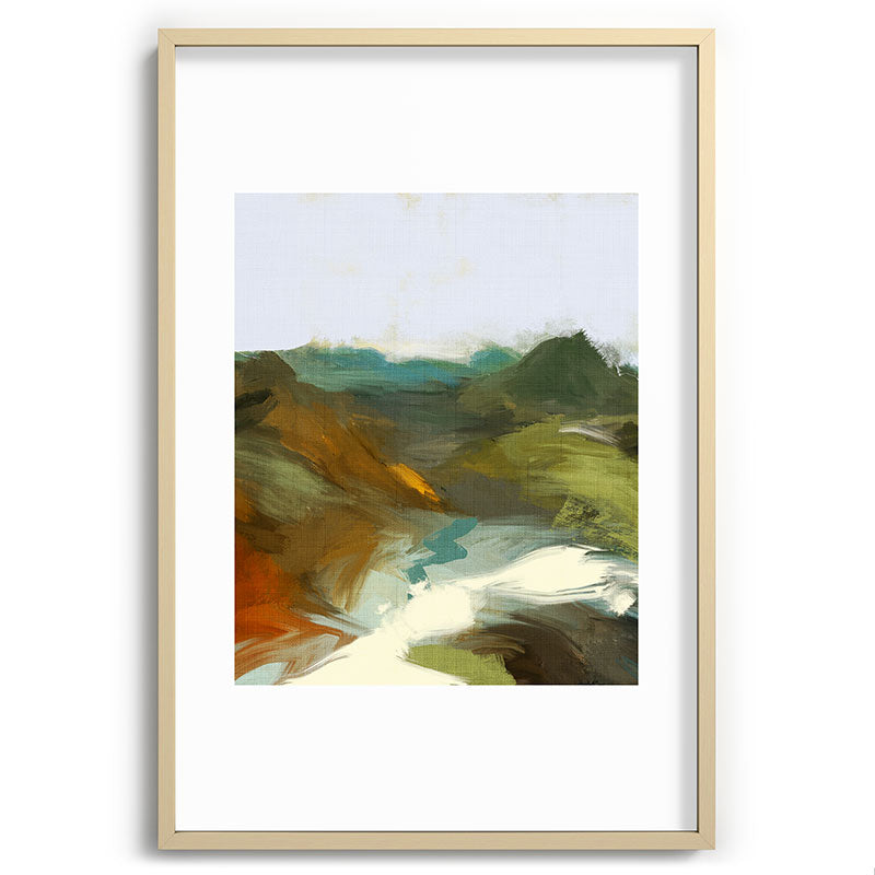 the path abstract landscape art Framed Art Print Gallery Image 102