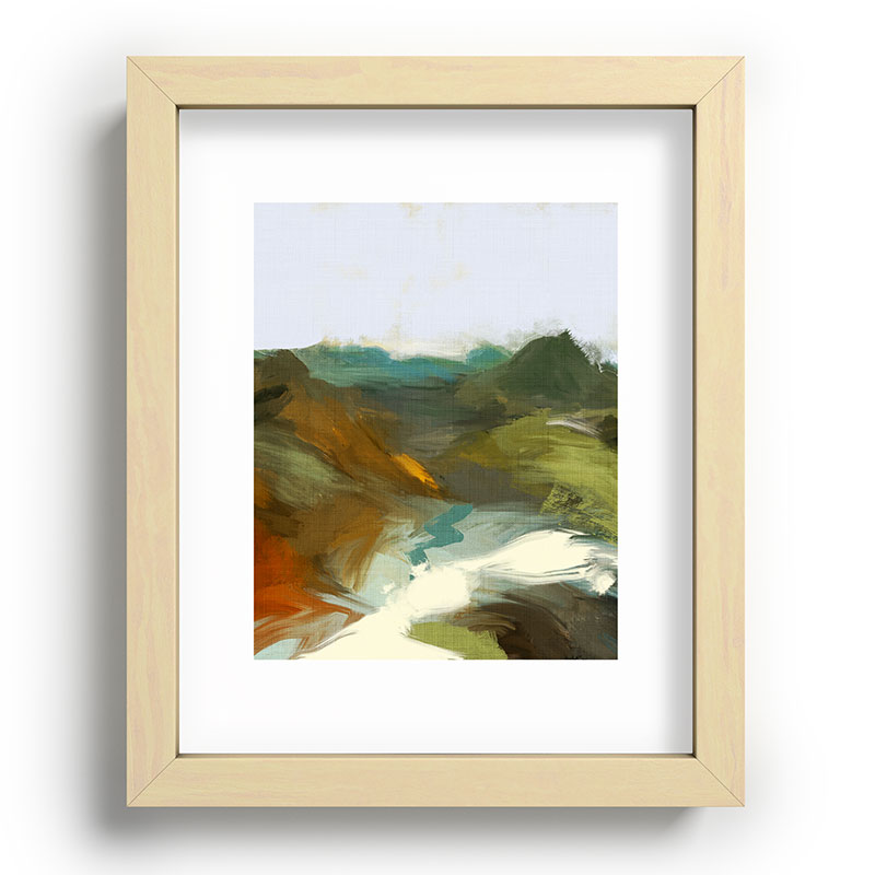 the path abstract landscape art Framed Art Print Gallery Image 95