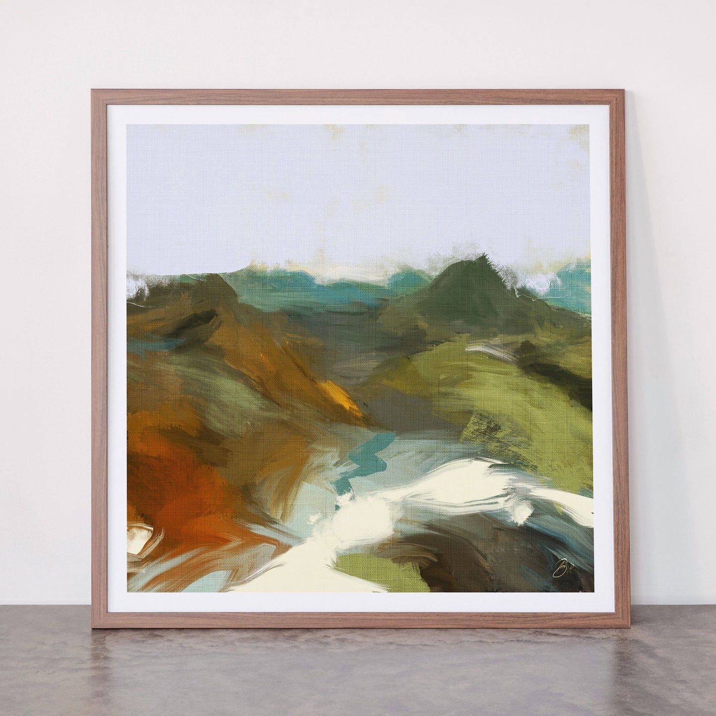 the path abstract landscape art Framed Art Print Gallery Image 66