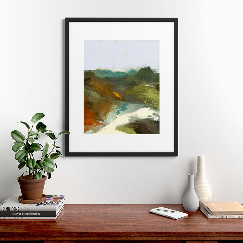 the path abstract landscape art Framed Art Print Gallery Image 48
