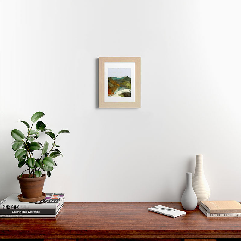 the path abstract landscape art Framed Art Print Gallery Image 61