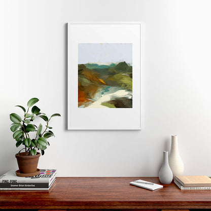 the path abstract landscape art Framed Art Print Gallery Image 37