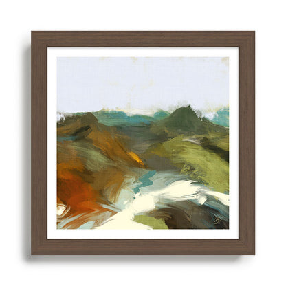 the path abstract landscape art Framed Art Print Gallery Image 13