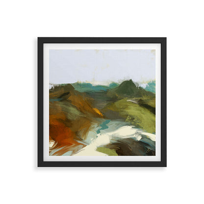 the path abstract landscape art Framed Art Print Gallery Image 7