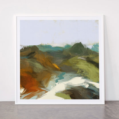 the path abstract landscape art Framed Art Print Gallery Image 43