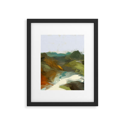 the path abstract landscape art Framed Art Print Gallery Image 3