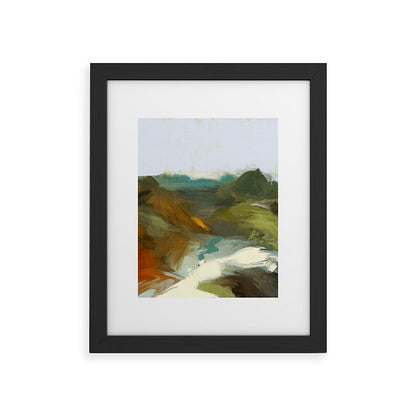 the path abstract landscape art Framed Art Print Gallery Image 44