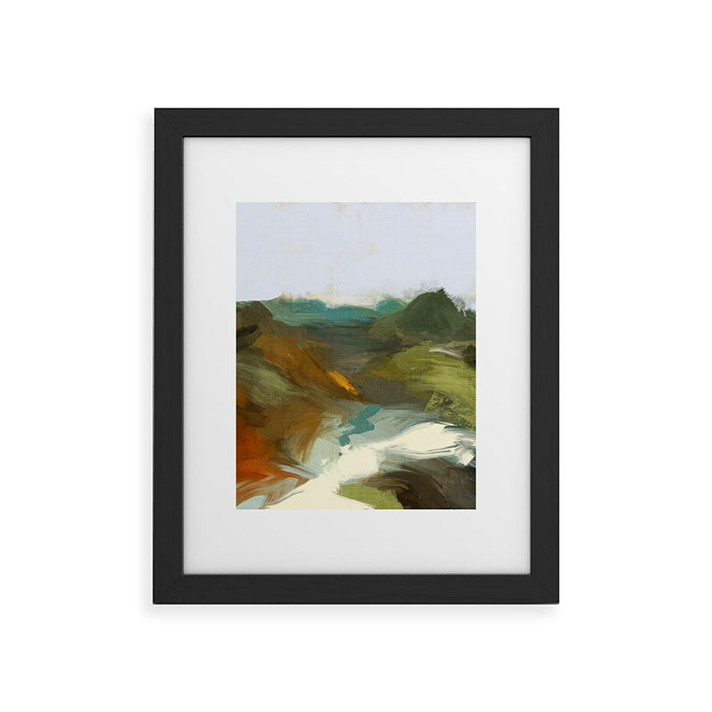 the path abstract landscape art Framed Art Print Gallery Image 41