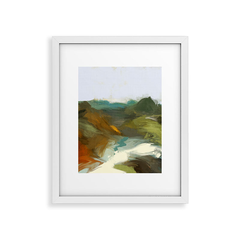 the path abstract landscape art Framed Art Print Gallery Image 31