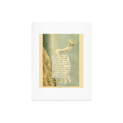 Great White Heron Divination from # An Almanac of Birds # Divinations for Uncertain Days Art Print Gallery Image 6