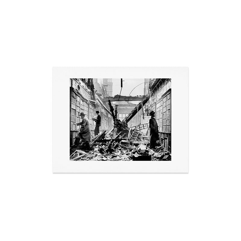 Holland House library after the blitz (London, 1940) Art Print Gallery Image 3