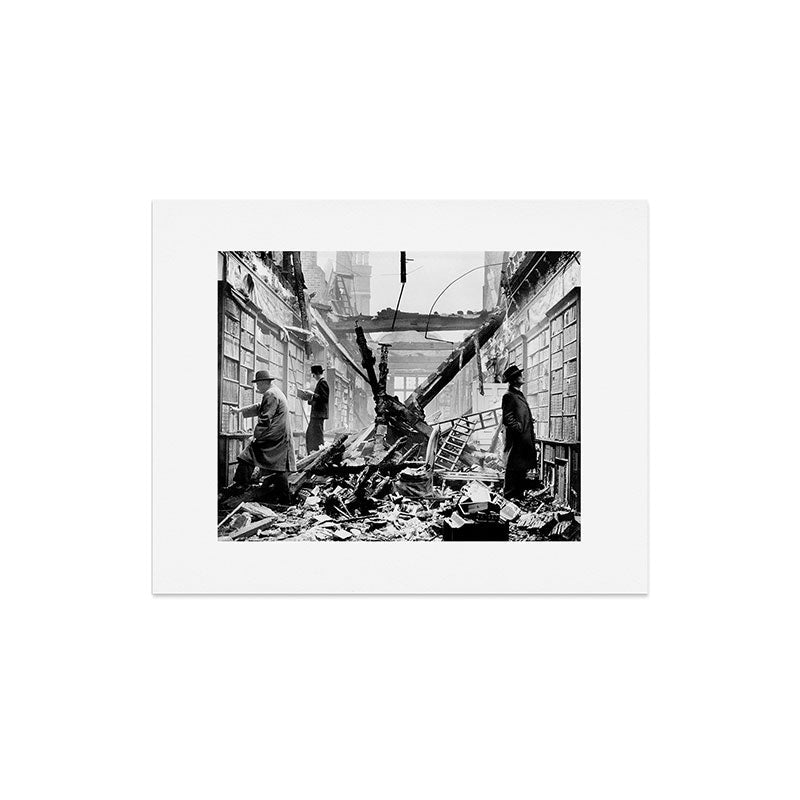 Holland House library after the blitz (London, 1940) Art Print Gallery Image 5