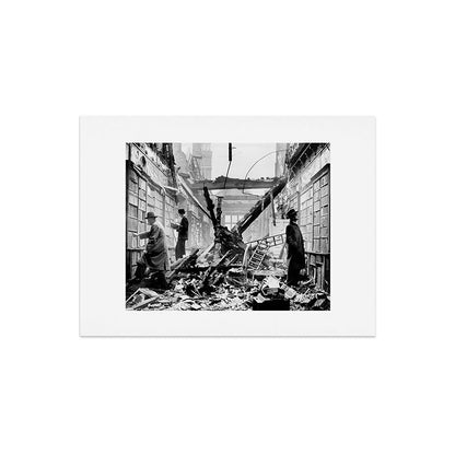 Holland House library after the blitz (London, 1940) Art Print Gallery Image 6