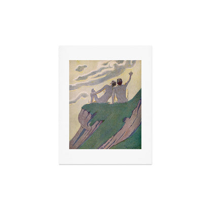 "I do not know what it is except that it is grand, and that it is happiness" (Margaret C Cook, 1913) Art Print Gallery Image 3