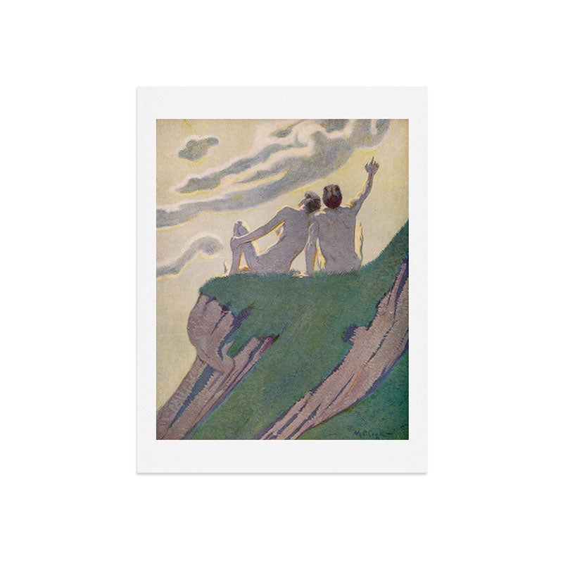 "I do not know what it is except that it is grand, and that it is happiness" (Margaret C Cook, 1913) Art Print Gallery Image 7