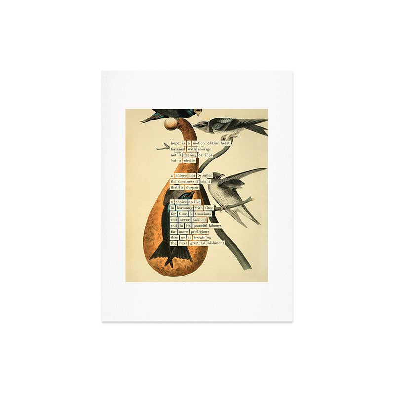 Purple Martin Divination from # An Almanac of Birds # Divinations for Uncertain Days Art Print Gallery Image 6