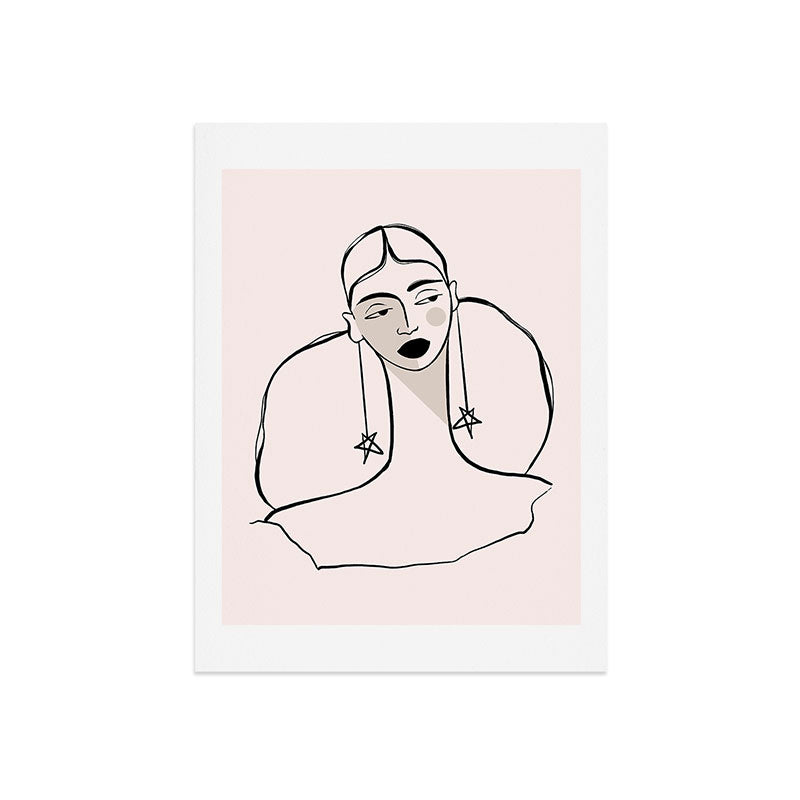 Boho Ponytail Art Print Gallery Image 9
