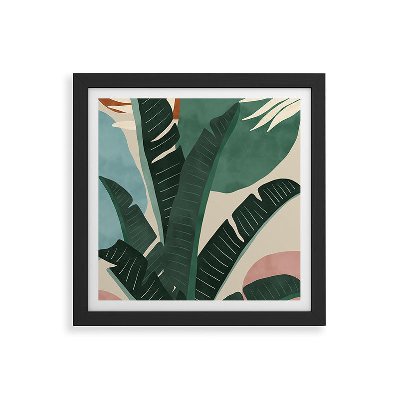 Modern jungle shapes Framed Art Print Gallery Image 50