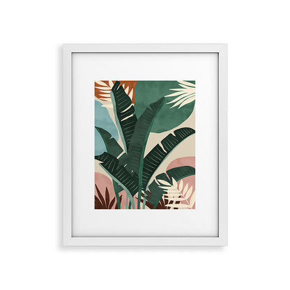 Modern jungle shapes Framed Art Print Gallery Image 36