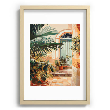 Villa Courtyard Mediterranean Art Framed Art Print Gallery Image 97