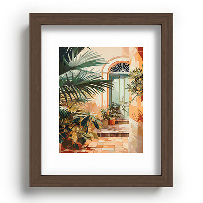 Villa Courtyard Mediterranean Art Framed Art Print Gallery Image 86