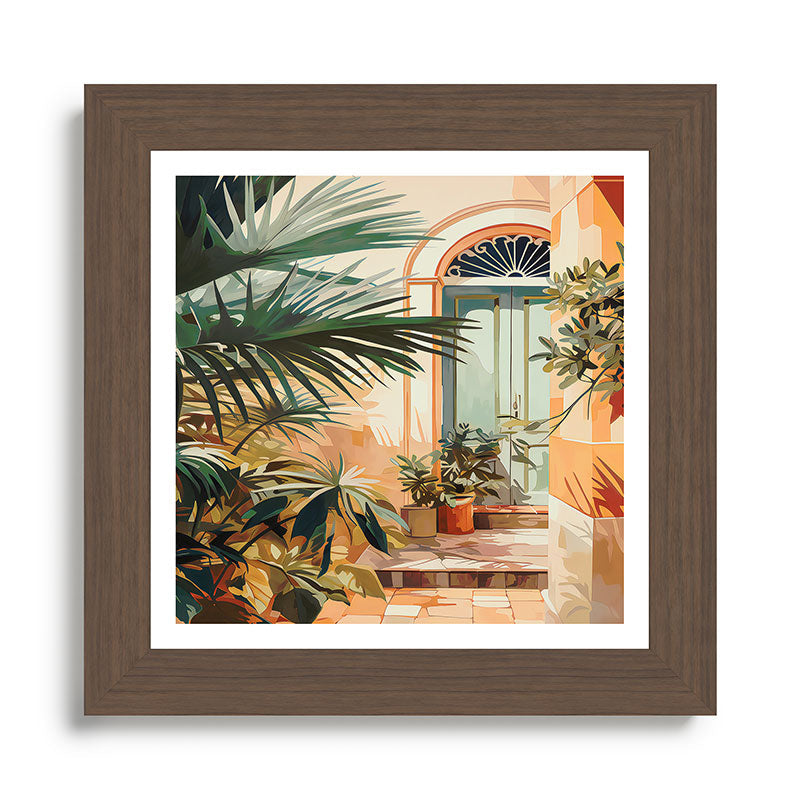Villa Courtyard Mediterranean Art Framed Art Print Gallery Image 57