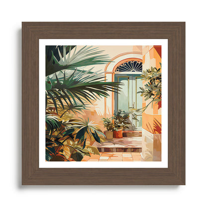 Villa Courtyard Mediterranean Art Framed Art Print Gallery Image 57