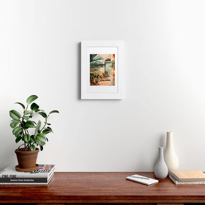 Villa Courtyard Mediterranean Art Framed Art Print Gallery Image 72