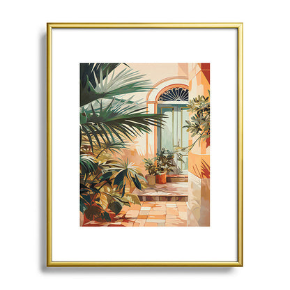 Villa Courtyard Mediterranean Art Framed Art Print Gallery Image 121