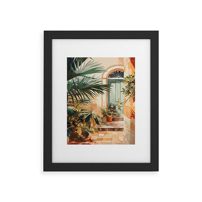 Villa Courtyard Mediterranean Art Framed Art Print Gallery Image 41