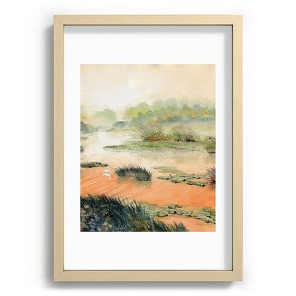 Egret On The Marsh Framed Art Print Gallery Image 97
