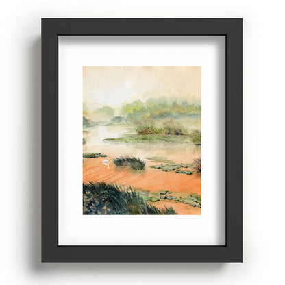 Egret On The Marsh Framed Art Print Gallery Image 78