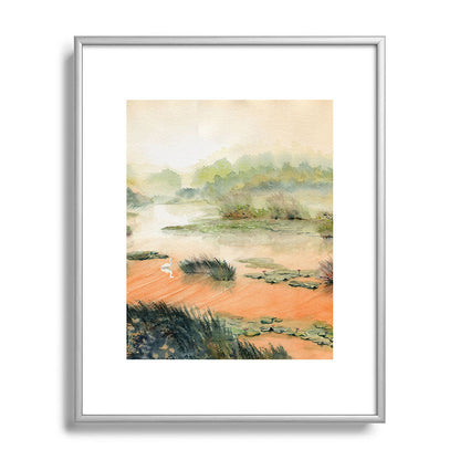 Egret On The Marsh Framed Art Print Gallery Image 131