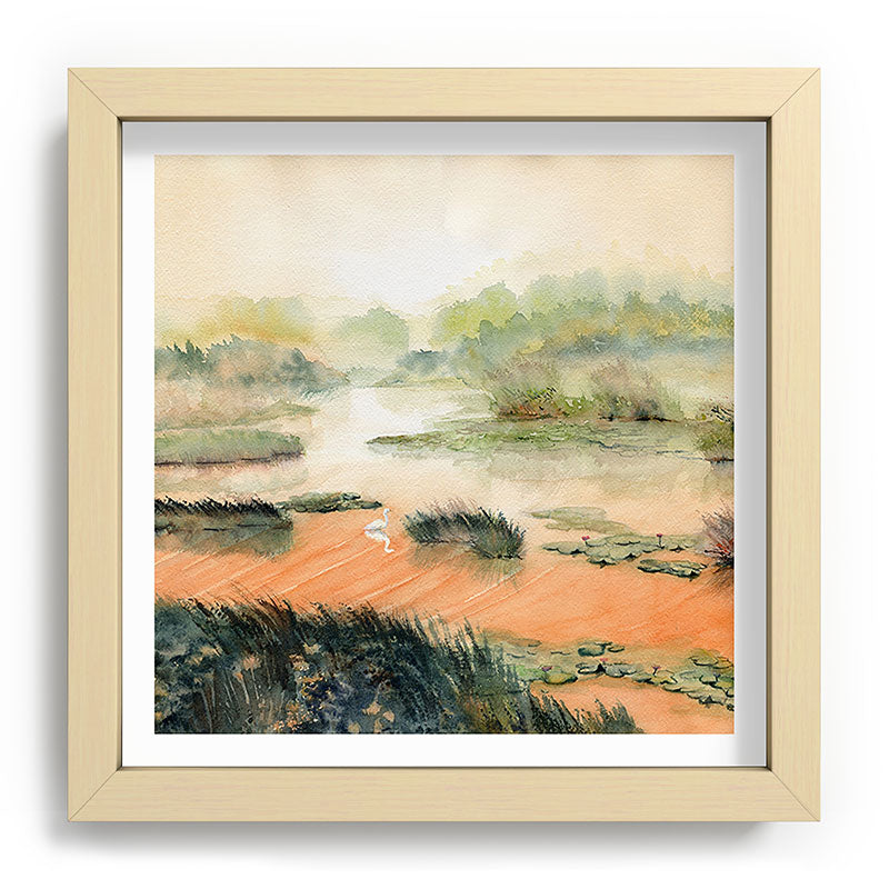 Egret On The Marsh Framed Art Print Gallery Image 106