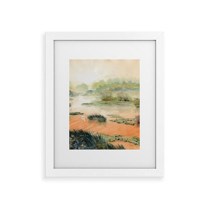 Egret On The Marsh Framed Art Print Gallery Image 70