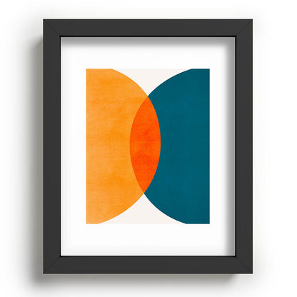 Mid Century Eclipse / Abstract Geometric Framed Art Print Gallery Image 78
