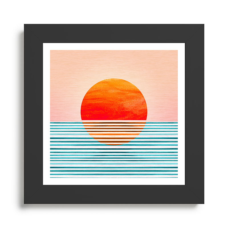 Minimalist Sunset III / Abstract Landscape Framed Art Print Gallery Image 46