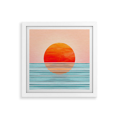 Minimalist Sunset III / Abstract Landscape Framed Art Print Gallery Image 82