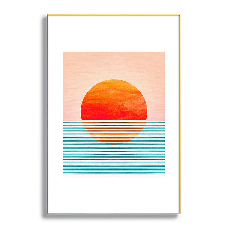 Minimalist Sunset III / Abstract Landscape Framed Art Print Gallery Image 127