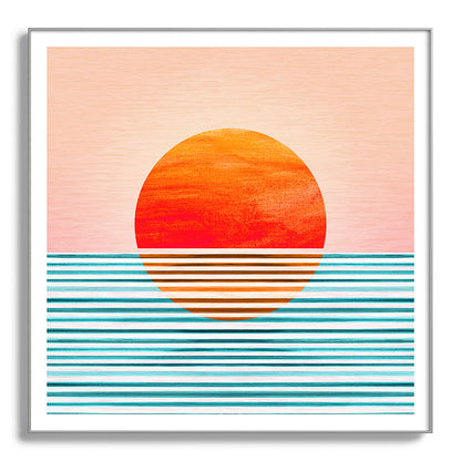 Minimalist Sunset III / Abstract Landscape Framed Art Print Gallery Image 142