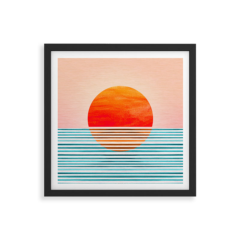 Minimalist Sunset III / Abstract Landscape Framed Art Print Gallery Image 7