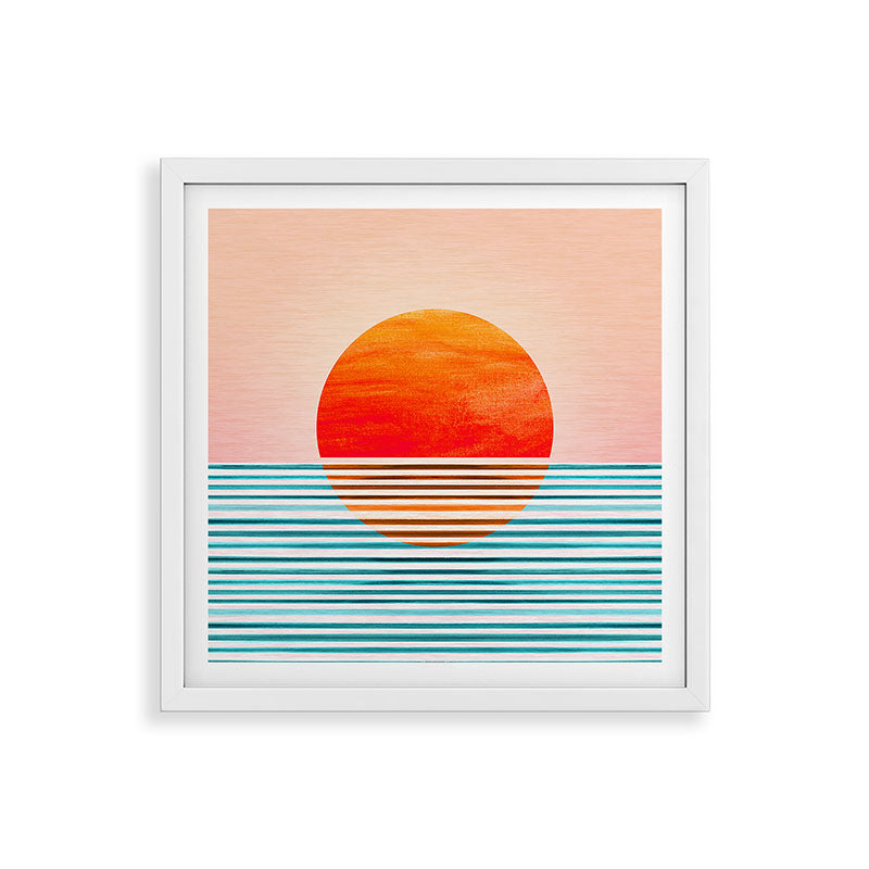 Minimalist Sunset III / Abstract Landscape Framed Art Print Gallery Image 38