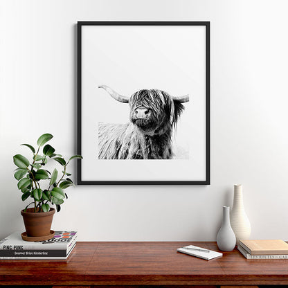 HIGHLAND CATTLE FRIDA Framed Art Print Gallery Image 9
