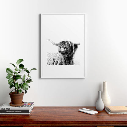 HIGHLAND CATTLE FRIDA Framed Art Print Gallery Image 37