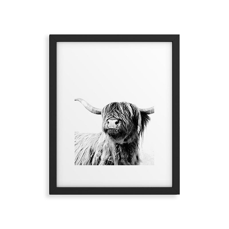 HIGHLAND CATTLE FRIDA Framed Art Print Gallery Image 5