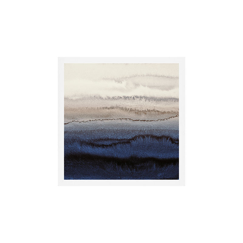 WITHIN THE TIDES WINTER BLUES by Monika Strigel Art Print Gallery Image 1