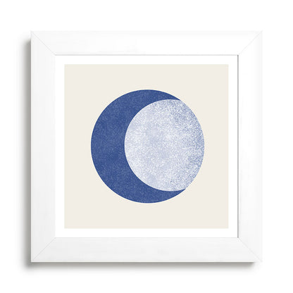 Moon Crescent - Blue Framed Art Print Gallery Image 79