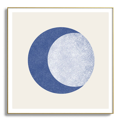 Moon Crescent - Blue Framed Art Print Gallery Image 139